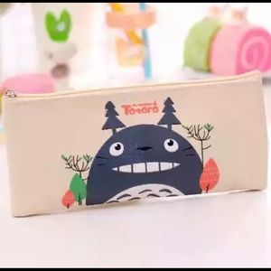 Natural Canvas Totoro Pencil Case